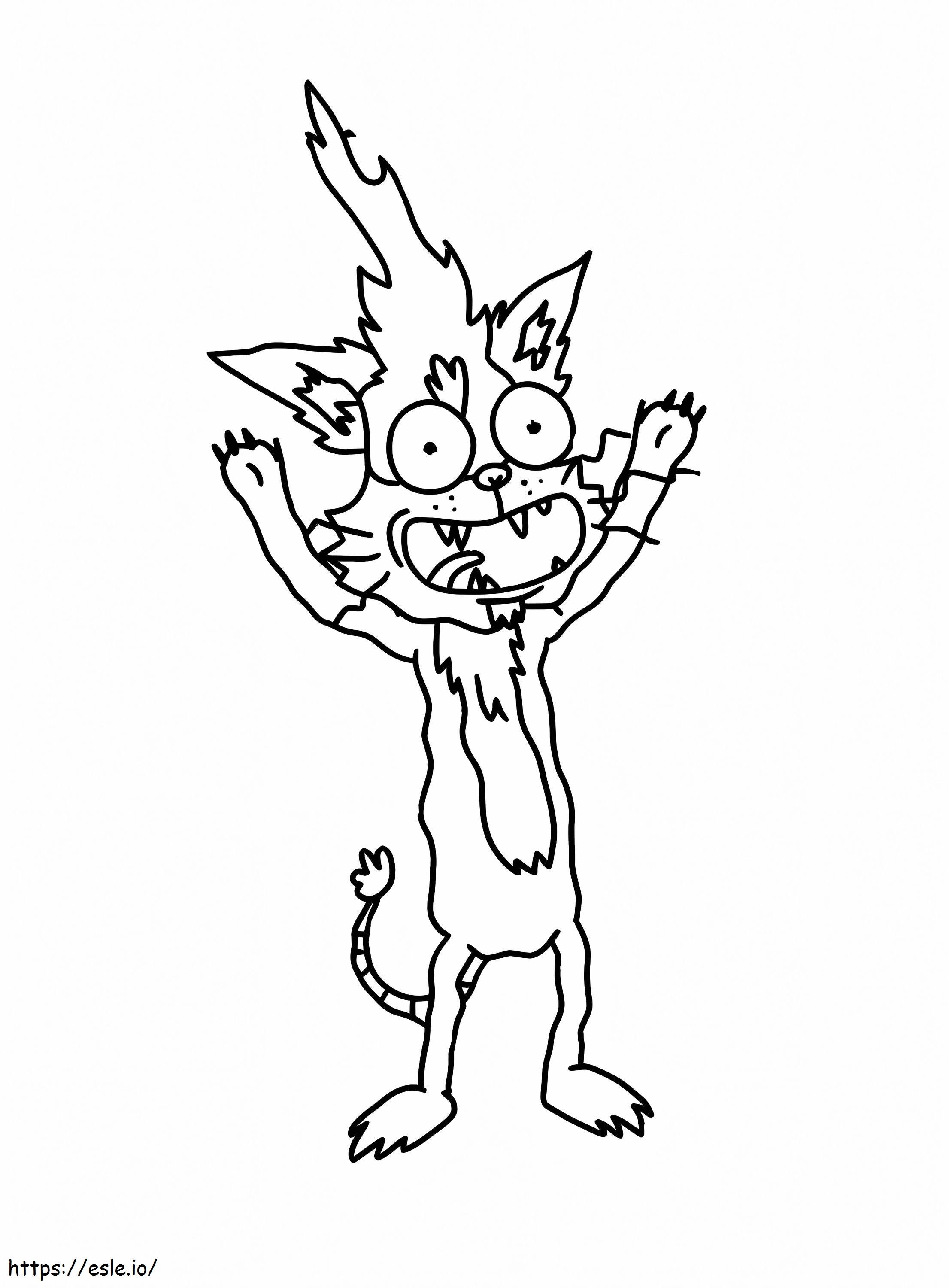 Squanchy coloring page