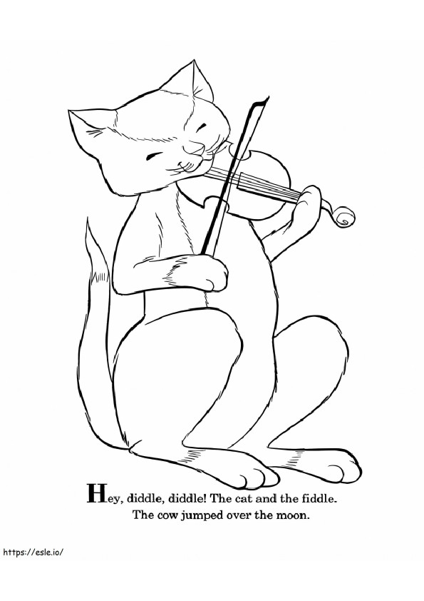 A Cat Playing Violin Nursery Rhymes