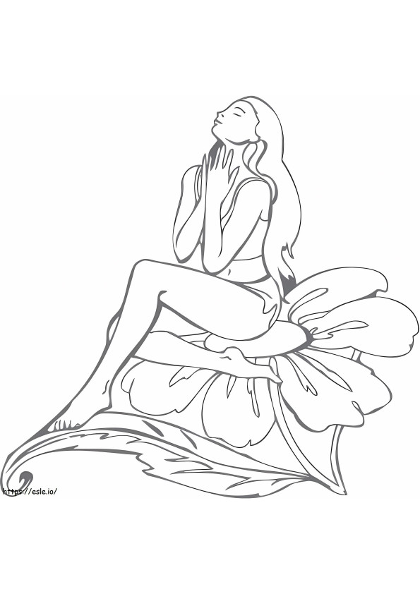 Fairy Lady coloring page