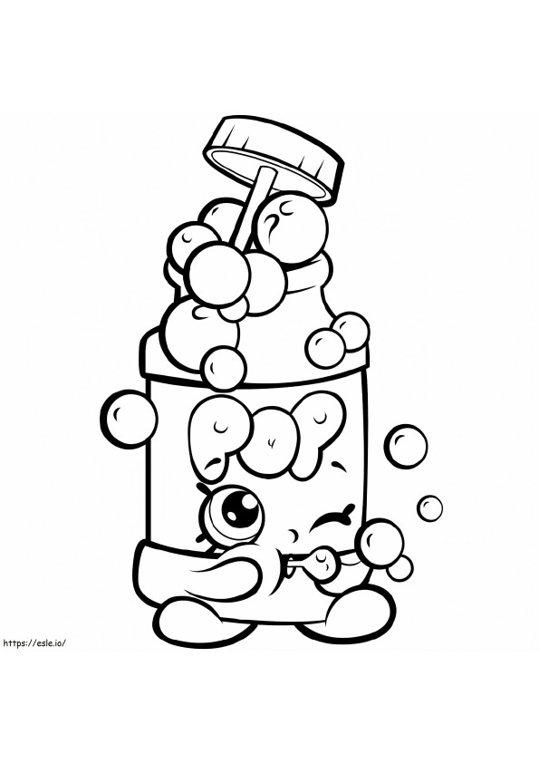 Pops Bubble Blower Shopkin coloring page