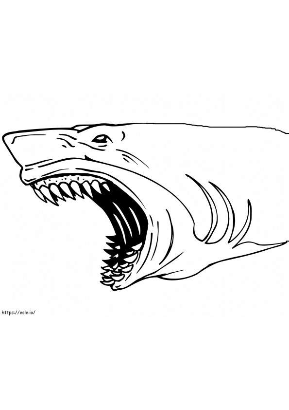 1541749107 Livro para colorir de clipart de tubarão 17 para colorir