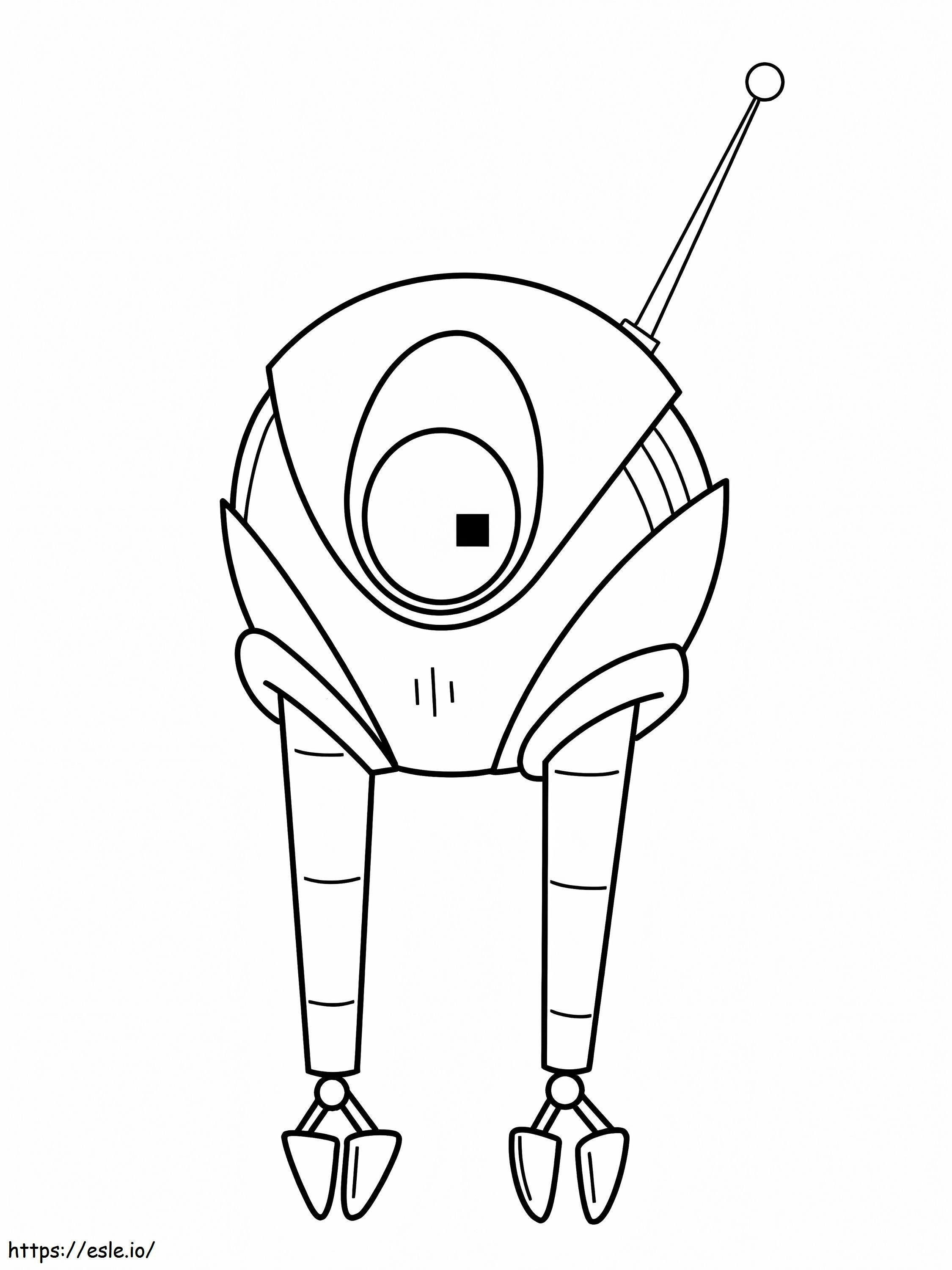 KVN From Final Space coloring page
