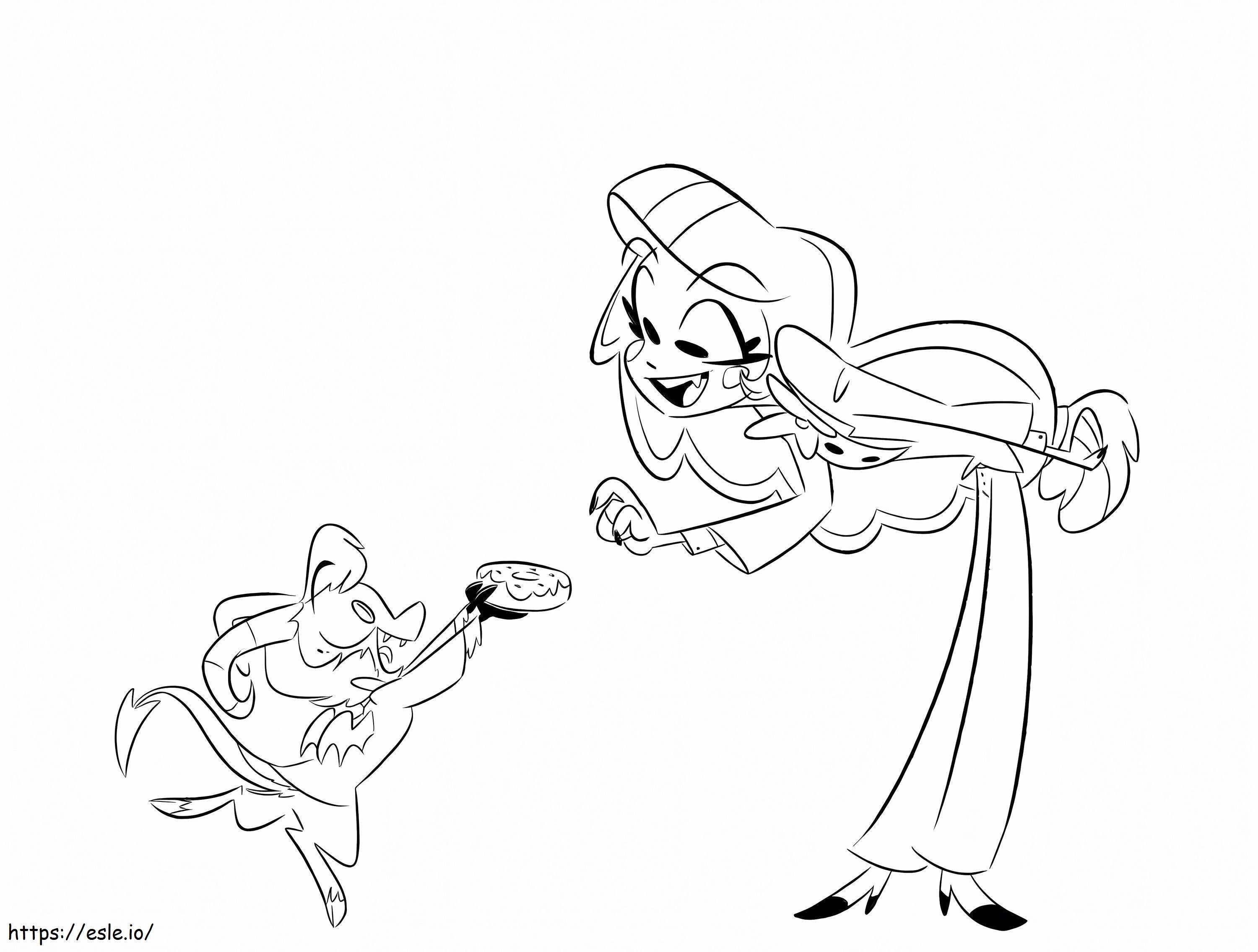Printable Charlie Magne Coloring Page for Kids