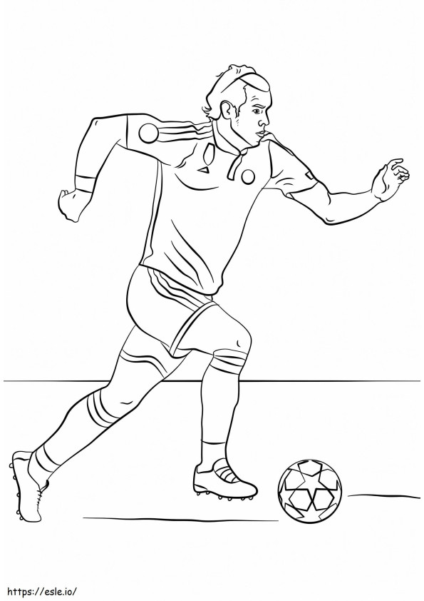 Gareth Bale 1 coloring page