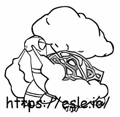 Torcoal coloring page