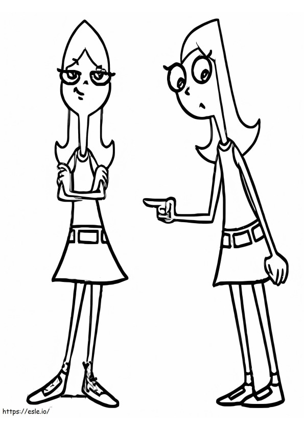 Candace Flynn De Phineas Y Ferb coloring page