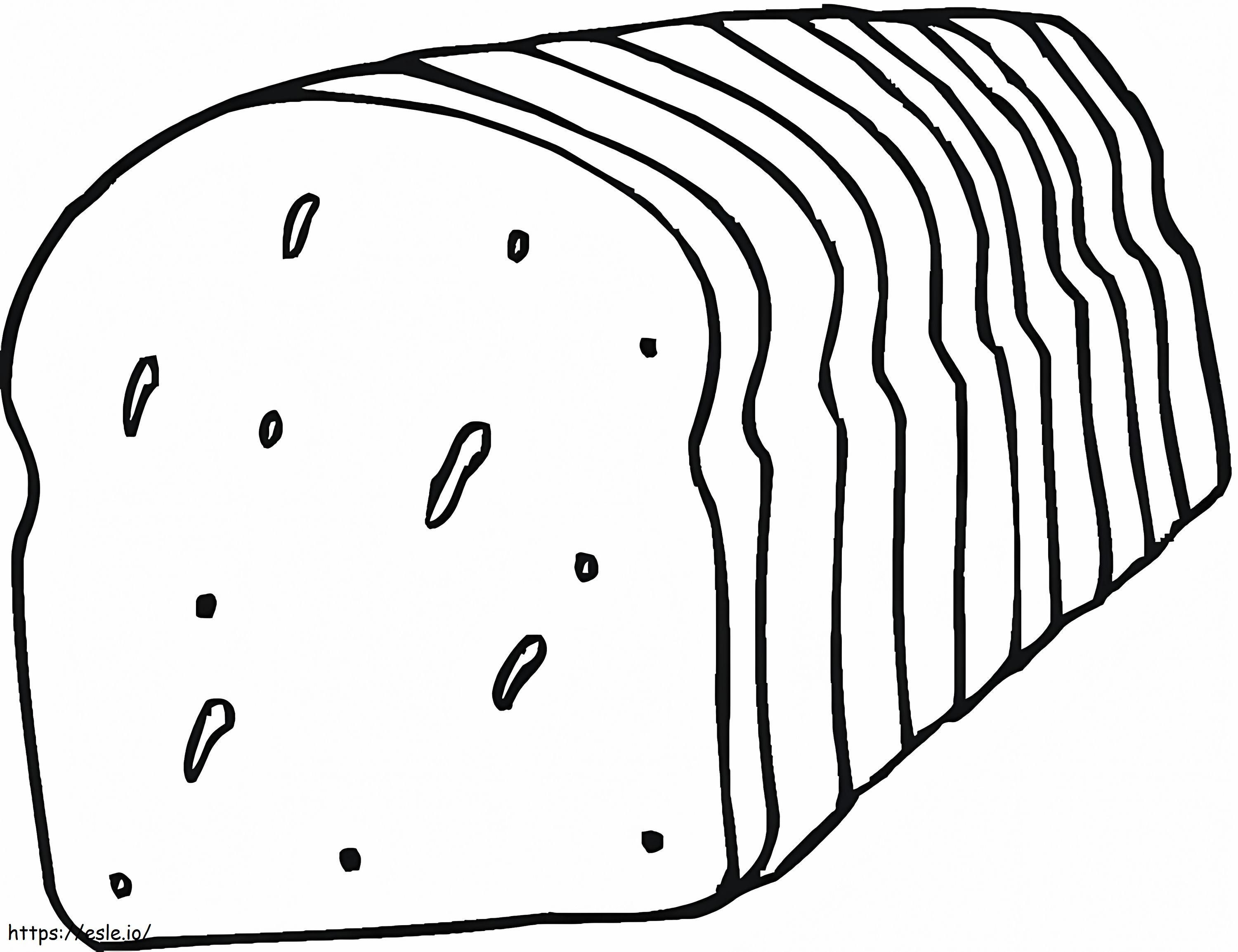 Bread 1 coloring page