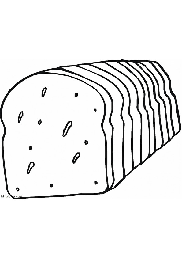 Roti 1 Gambar Mewarnai