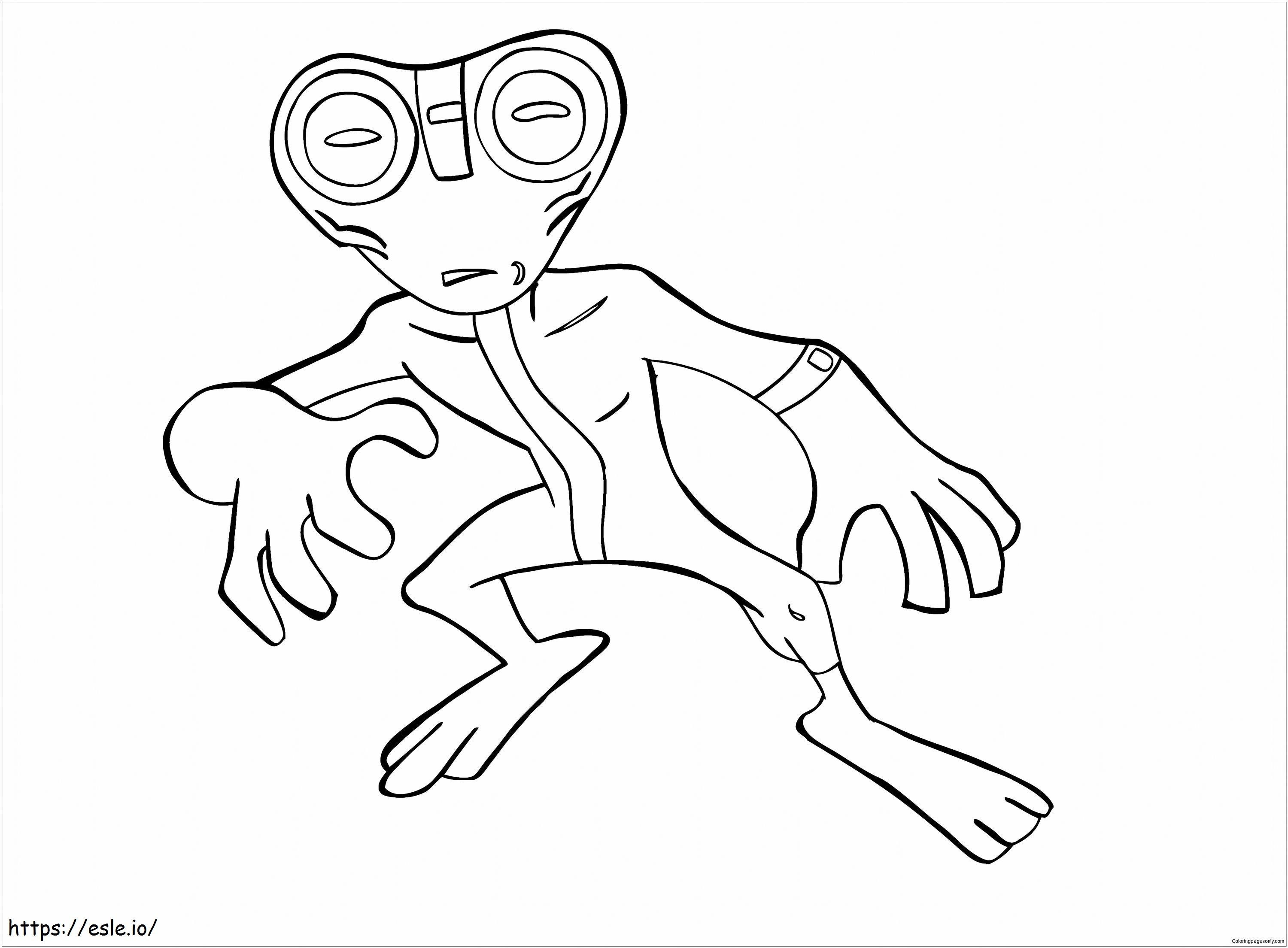 Ben 10 Aliens Scaled coloring page
