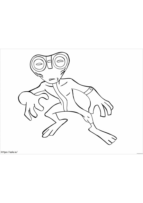 Ben 10 Aliens Scaled coloring page