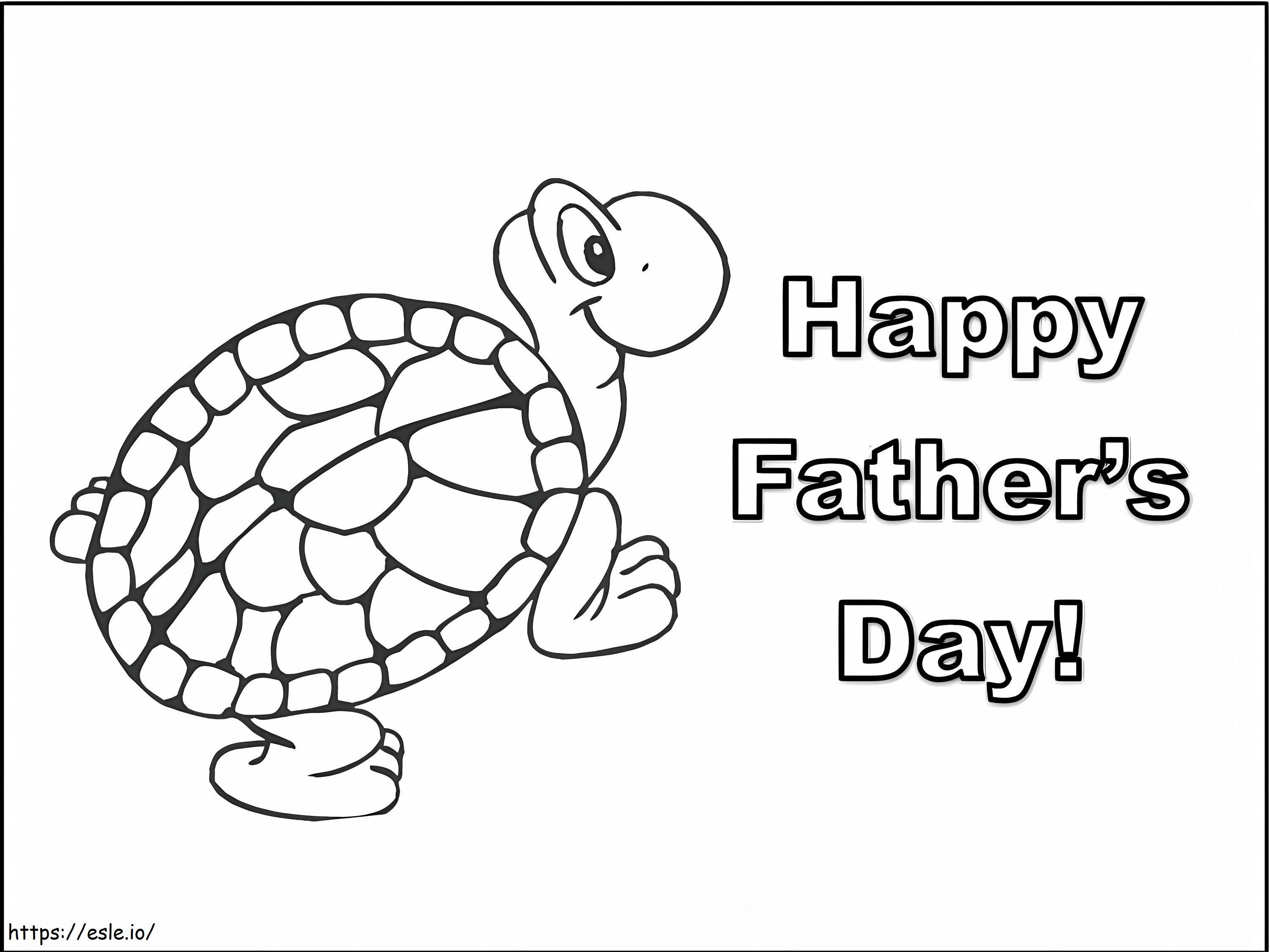 Happy Fathers Day 4 coloring page