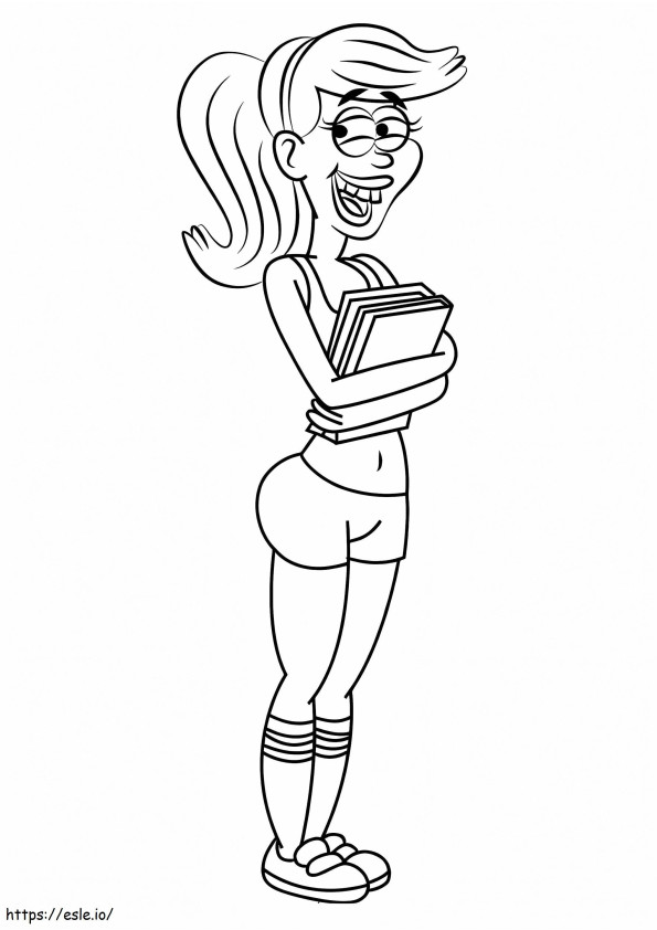 Debbie From Uncle Grandpa coloring page