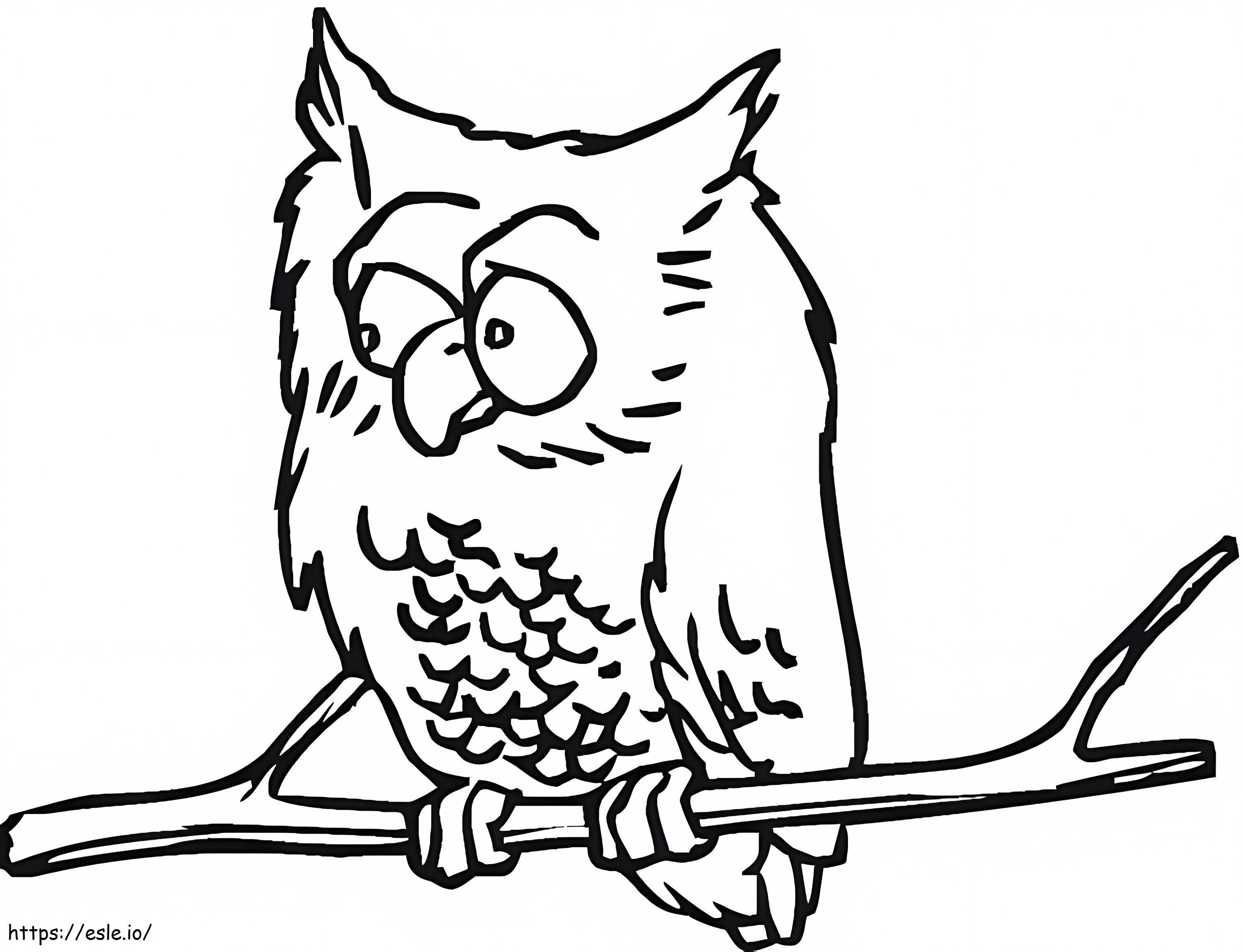 Owl For Kid coloring page