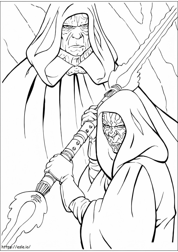 Dark Maul et Sidius