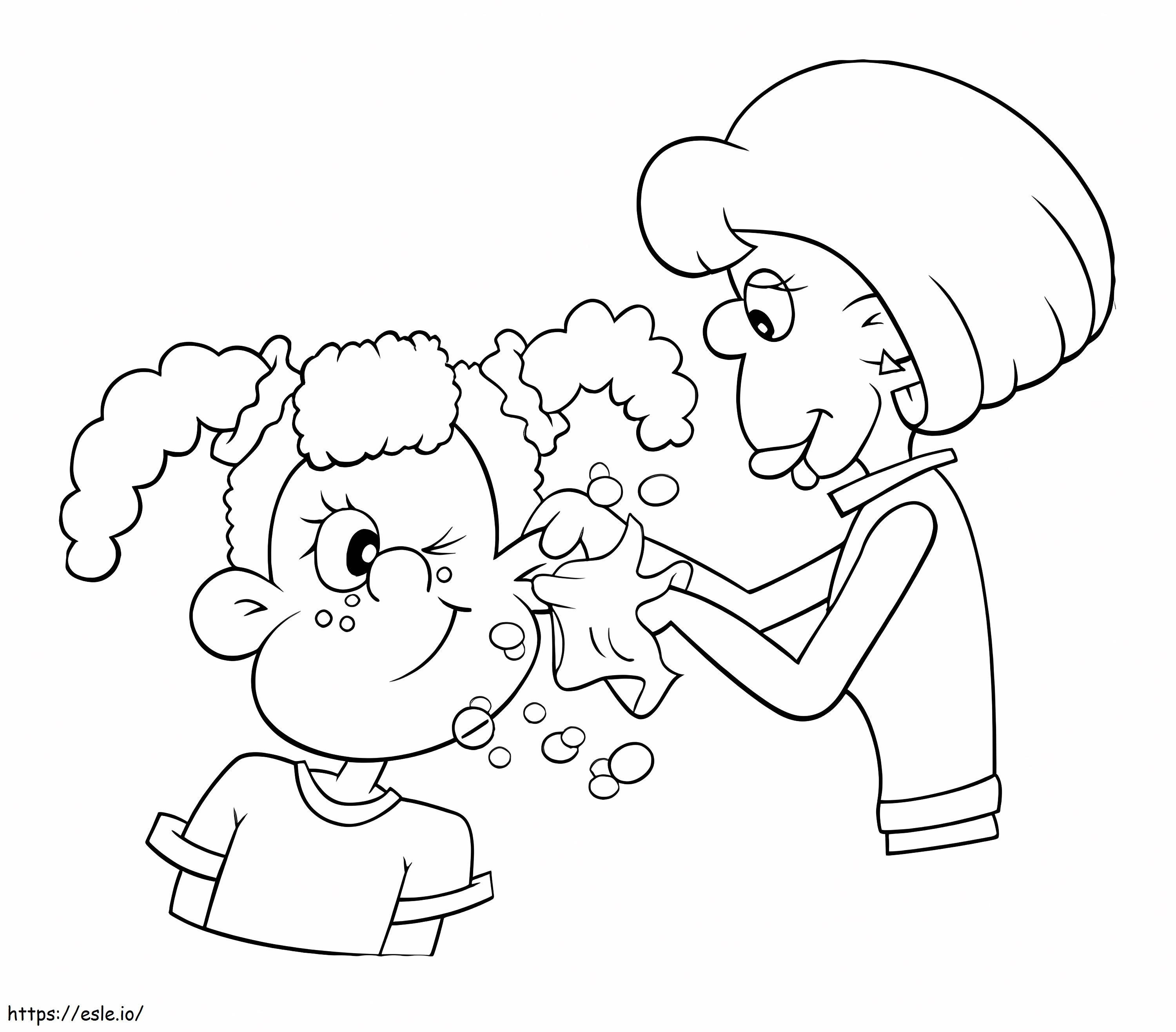 Good Hygiene coloring page