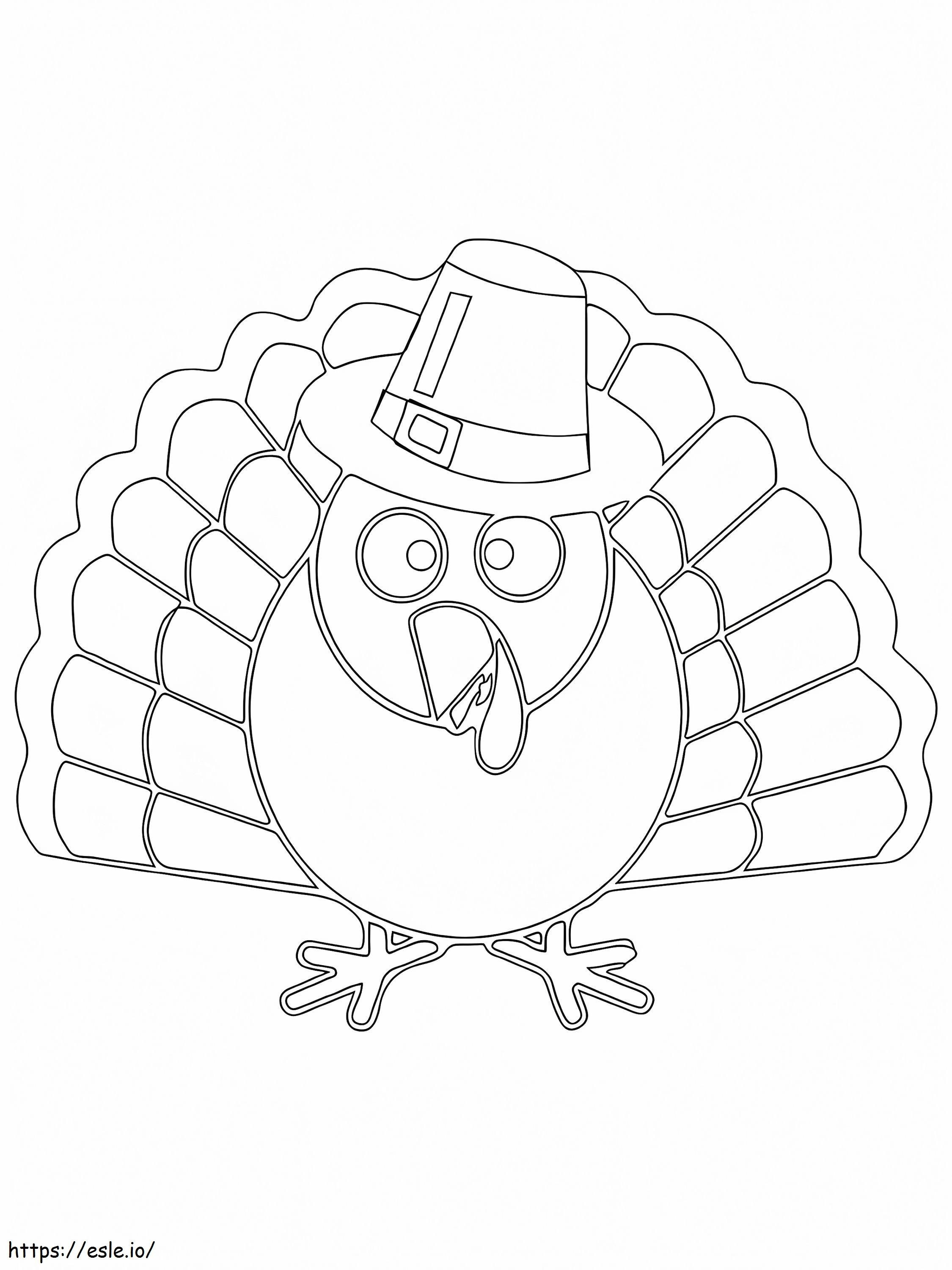Best Turkey 2 coloring page