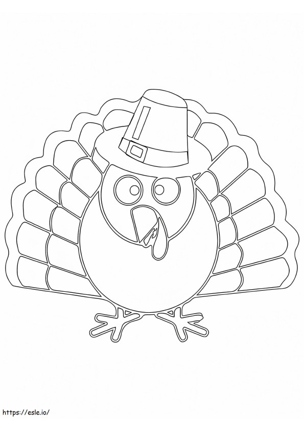 Best Turkey 2 coloring page