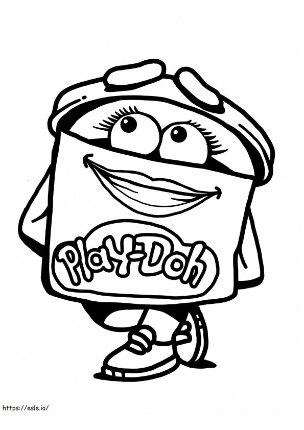 Play Doh 1 coloring page