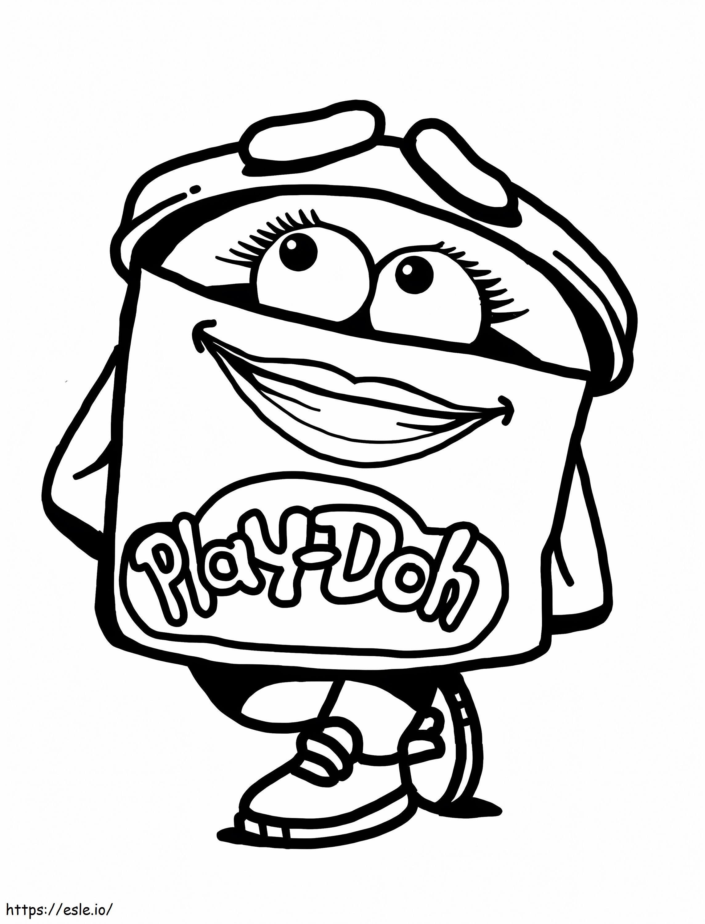 Play-Doh Logo Black and White - Get Coloring Pages