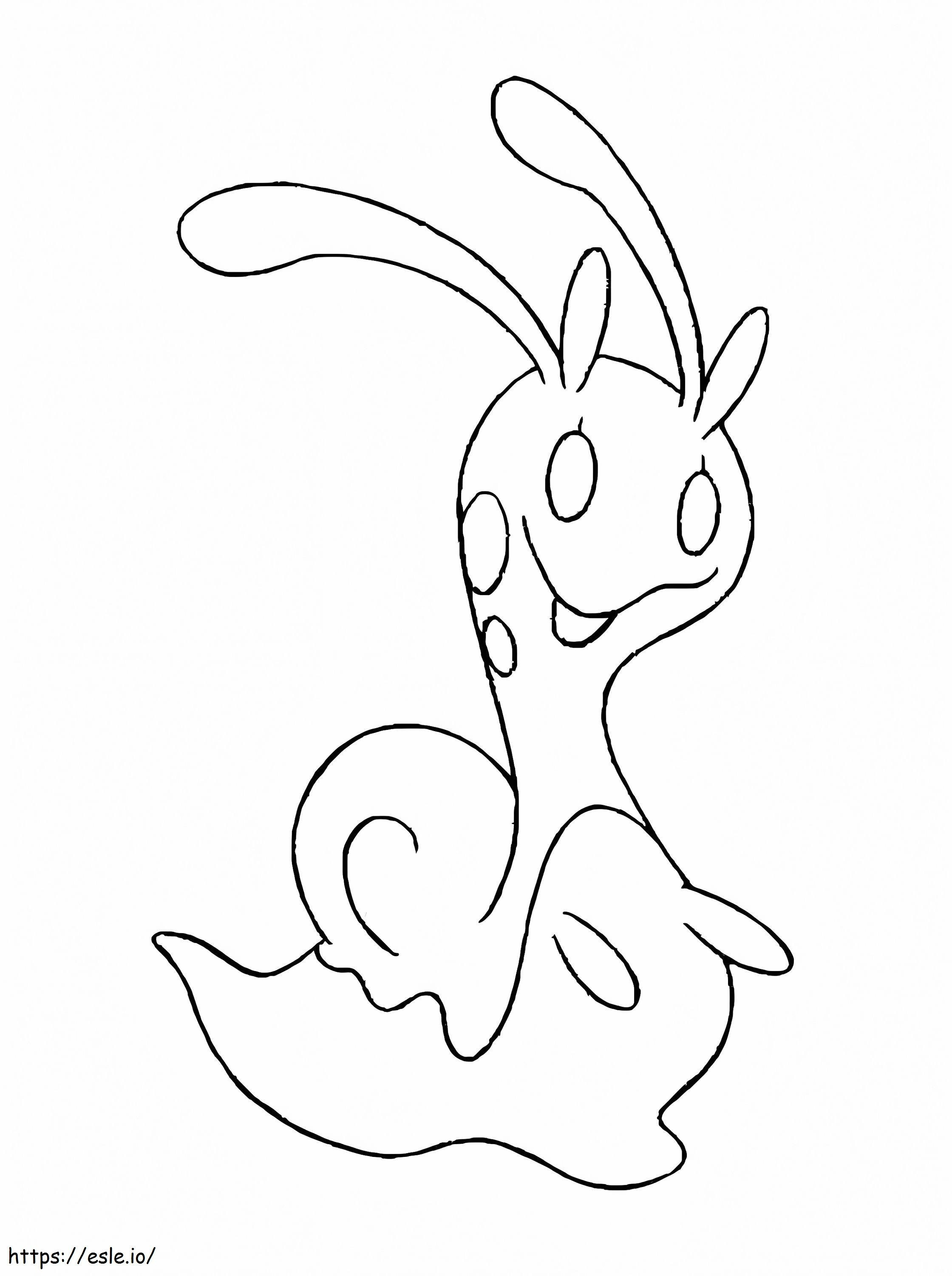 Coloriage Pokémon Sliggoo Gen 6 à imprimer dessin