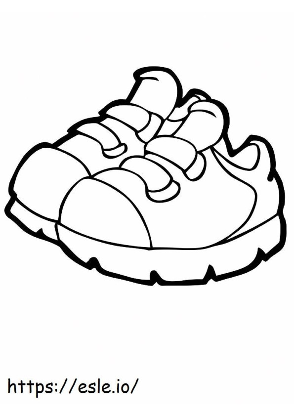 Basic Shoes coloring page