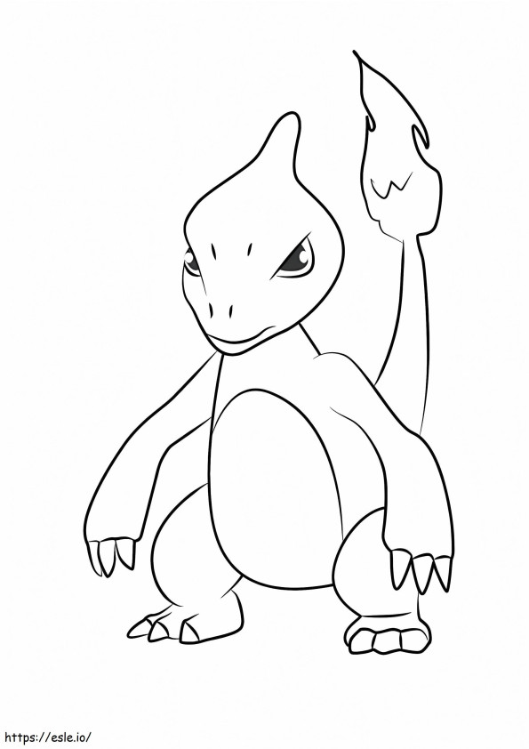 Charmeleon 4 coloring page