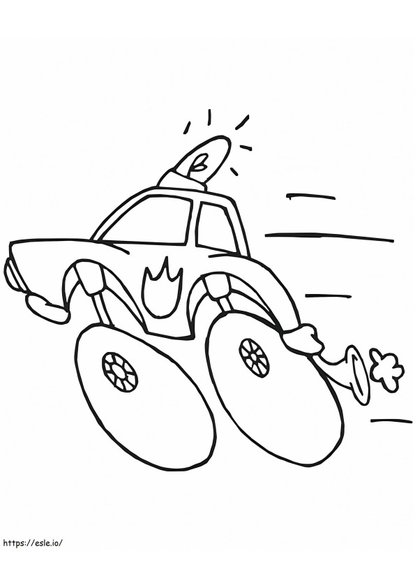 Funny Police Car