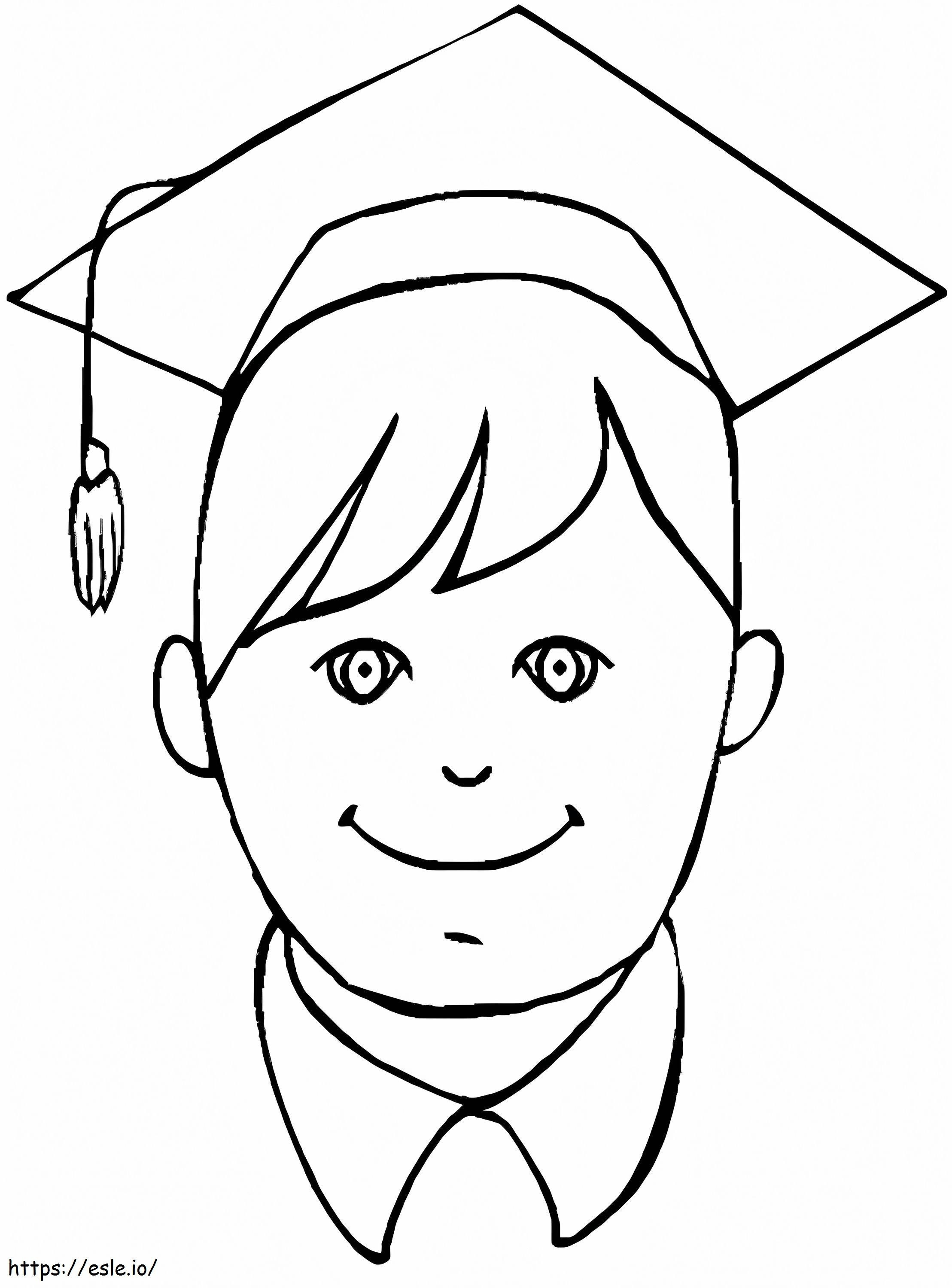 Printable Graduation coloring page