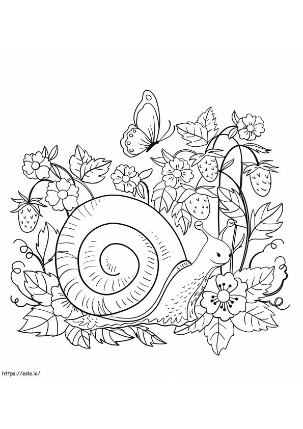 1560157498 Snail A4 coloring page