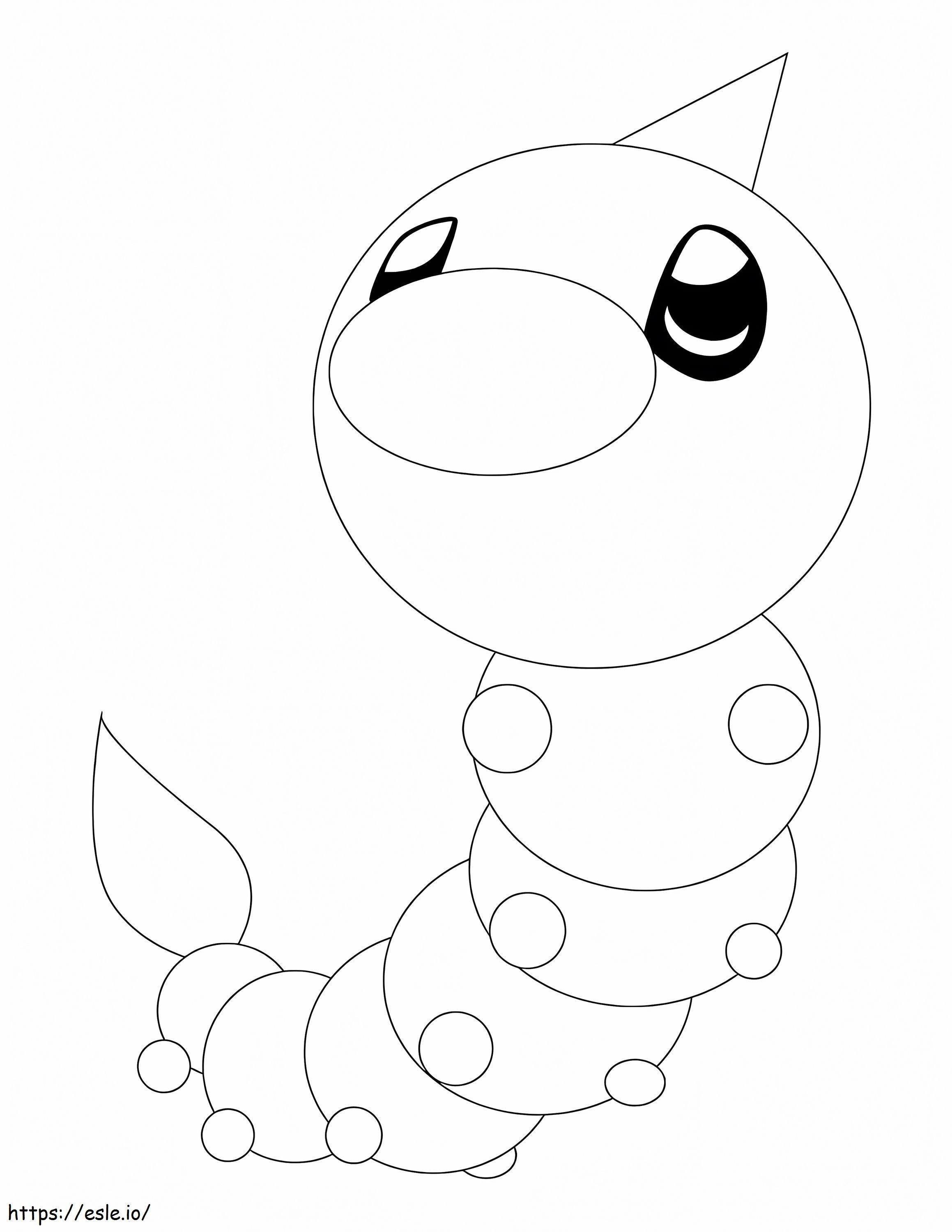 Weedle 1 coloring page