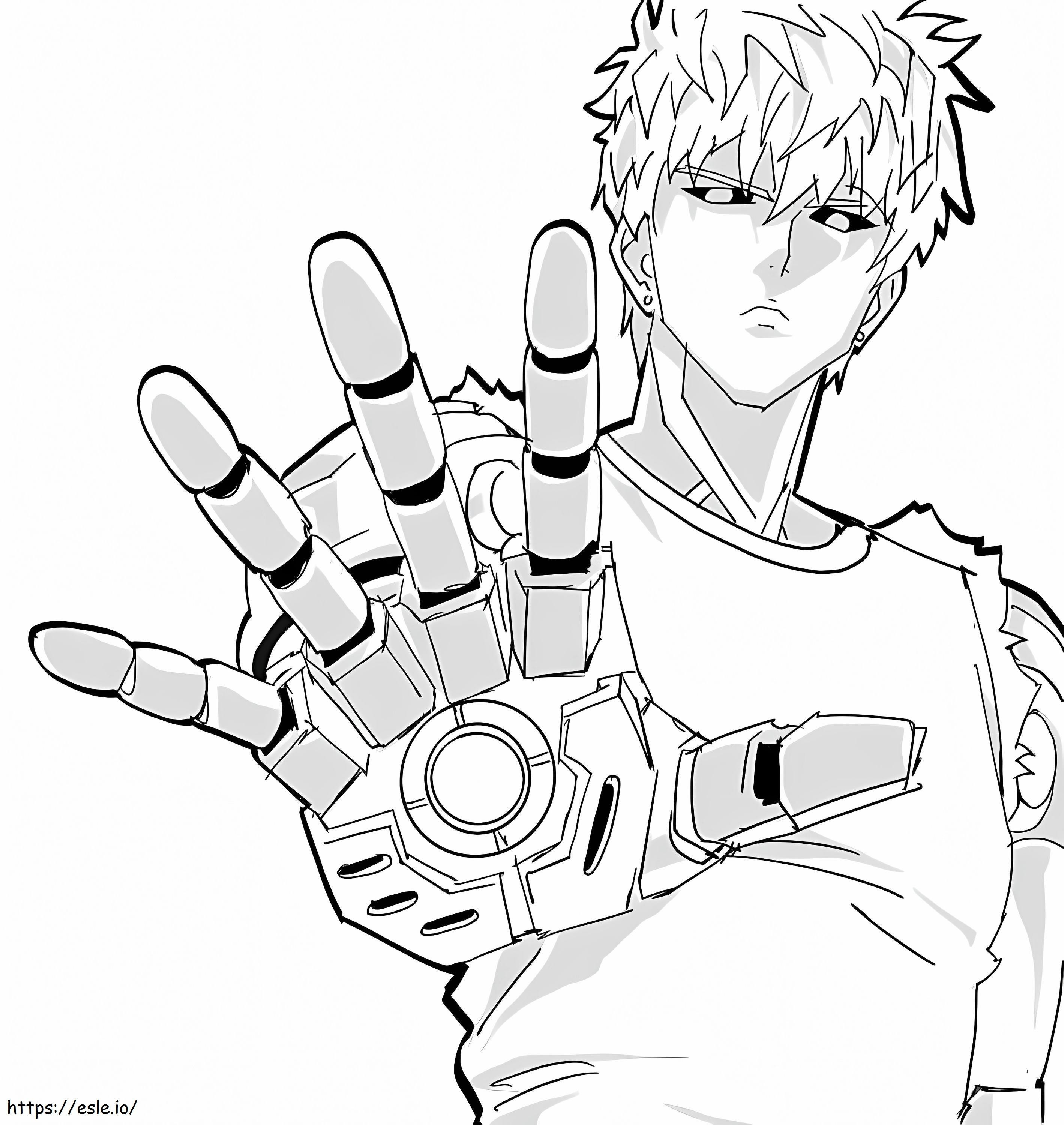 Perfect Genos coloring page