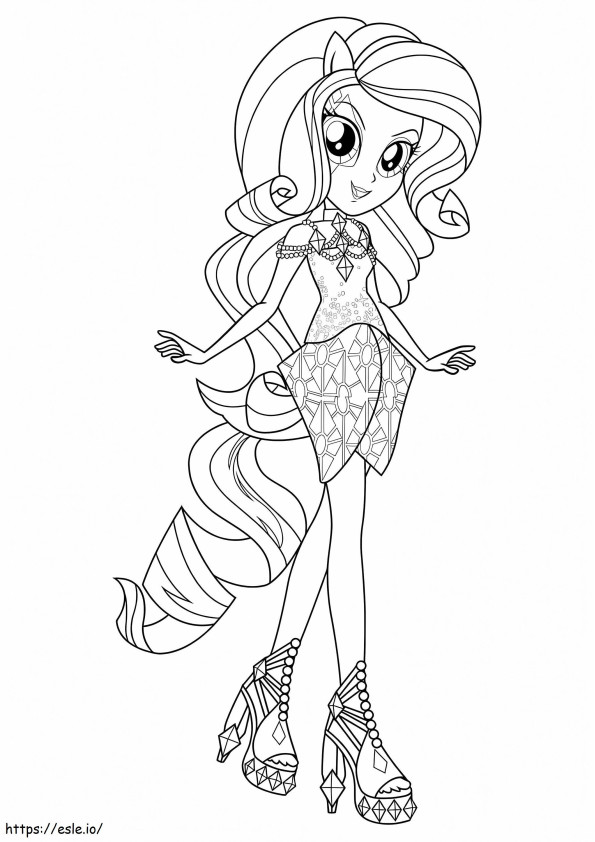 Equestria Girls 19 coloring page