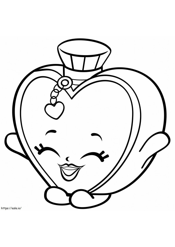 Sally Scent Shopkin coloring page