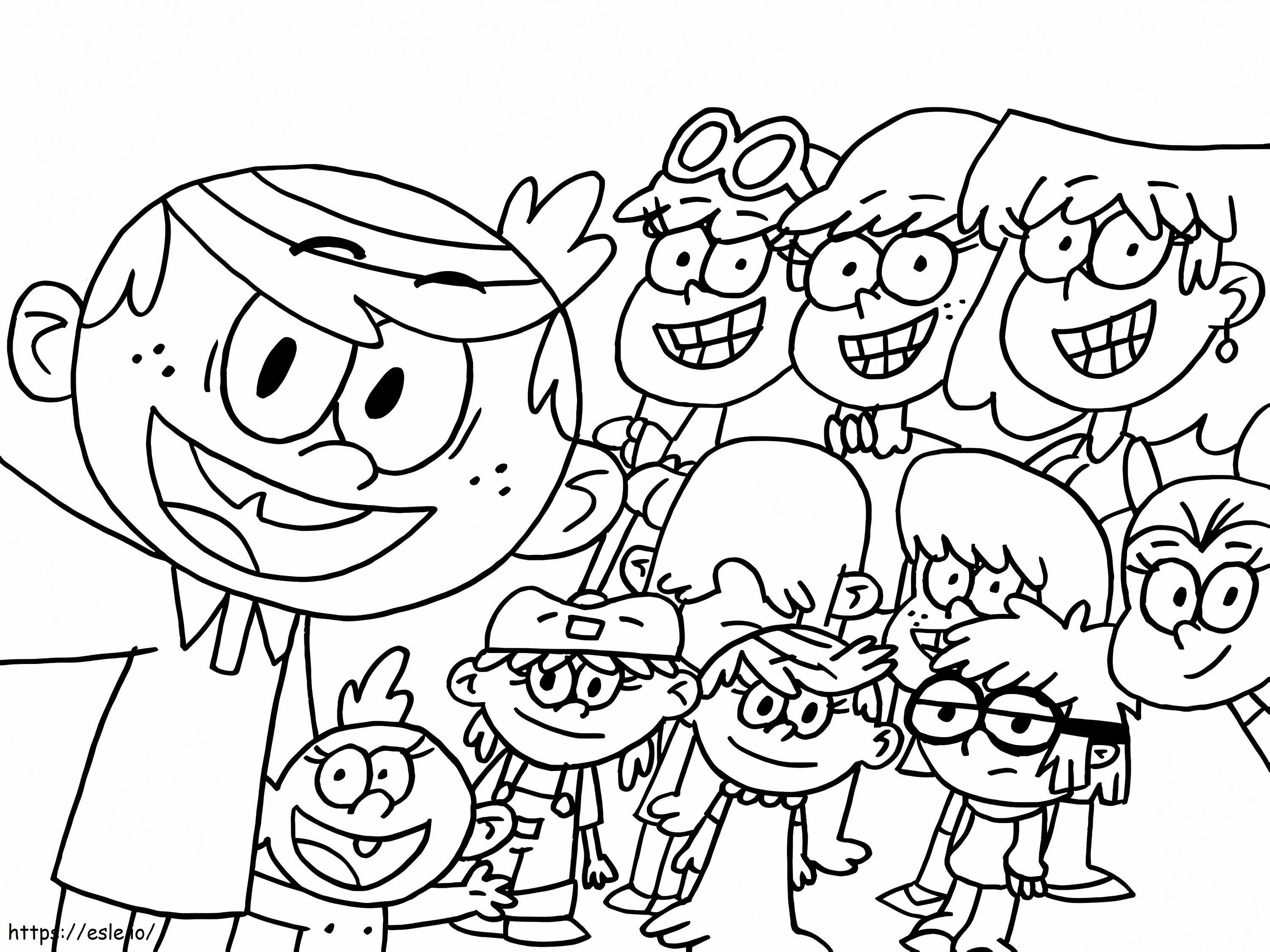 The Loud House 6 coloring page