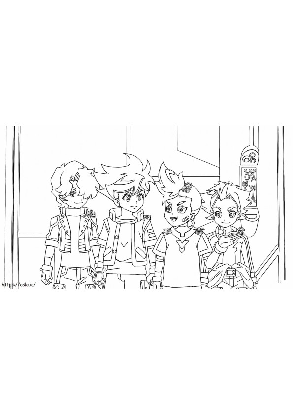 Screechers Wild Characters coloring page