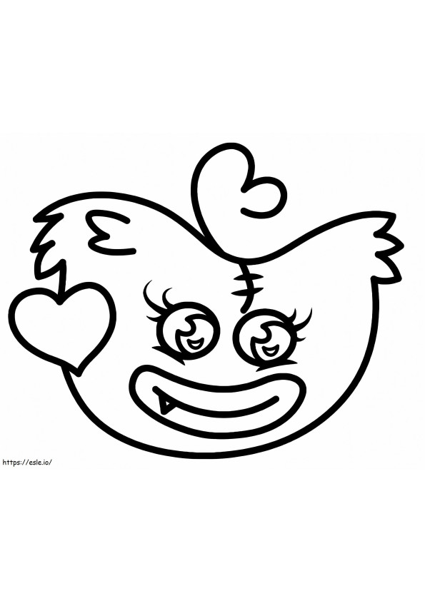 Kissy Missy Face coloring page