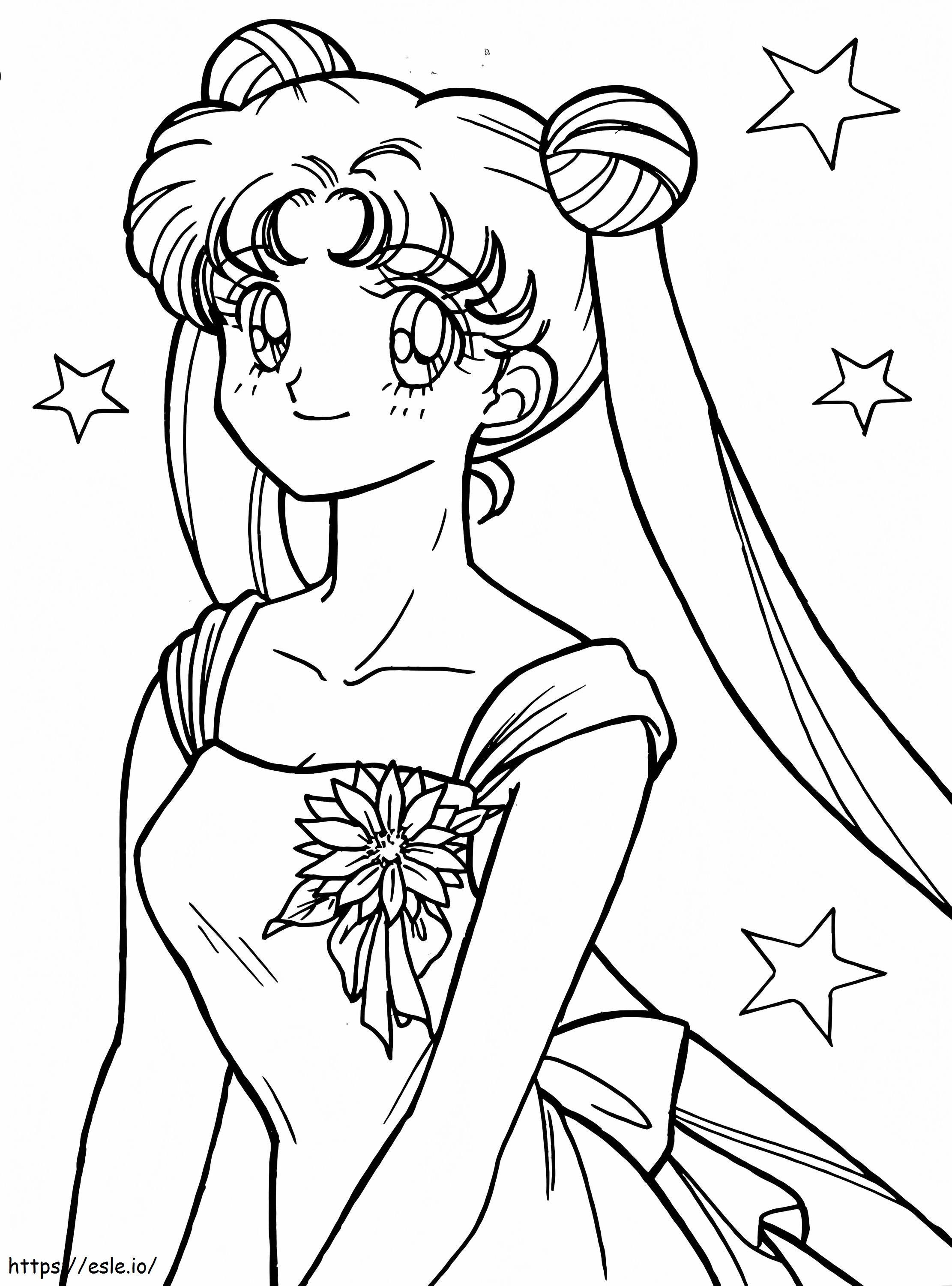 Desenhos para colorir de duas sailor amigas 