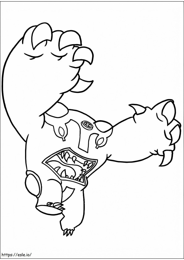 1533867320 Cannonbolt Fighting A4 coloring page