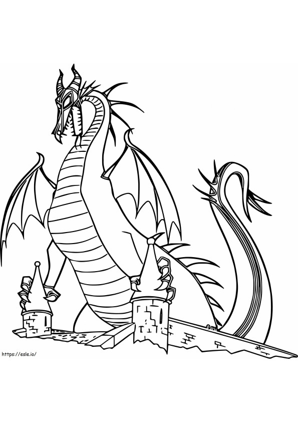 Dragon Monster coloring page