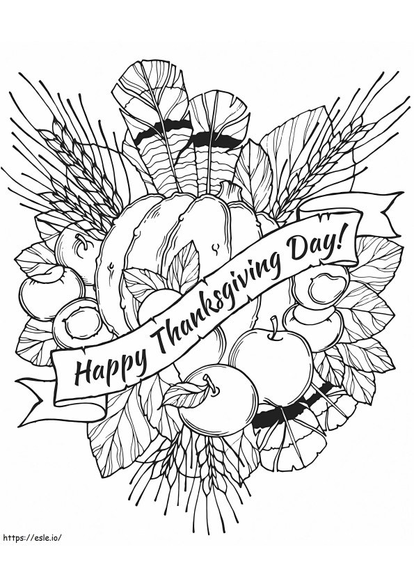 1588579705 Coloring Adult Happy Thanksgiving da colorare