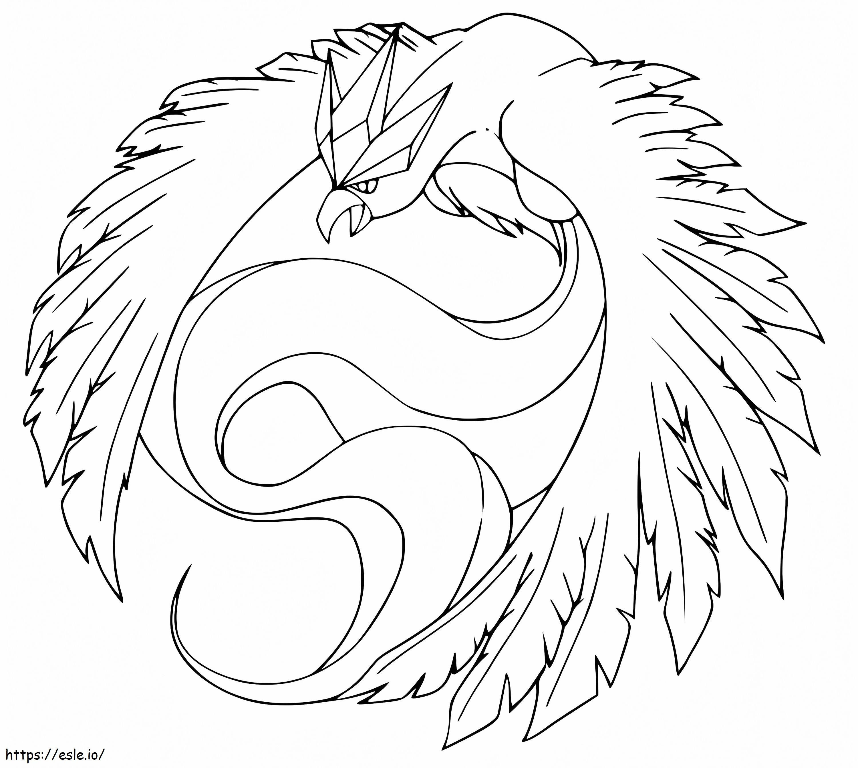Awesome Articuno coloring page
