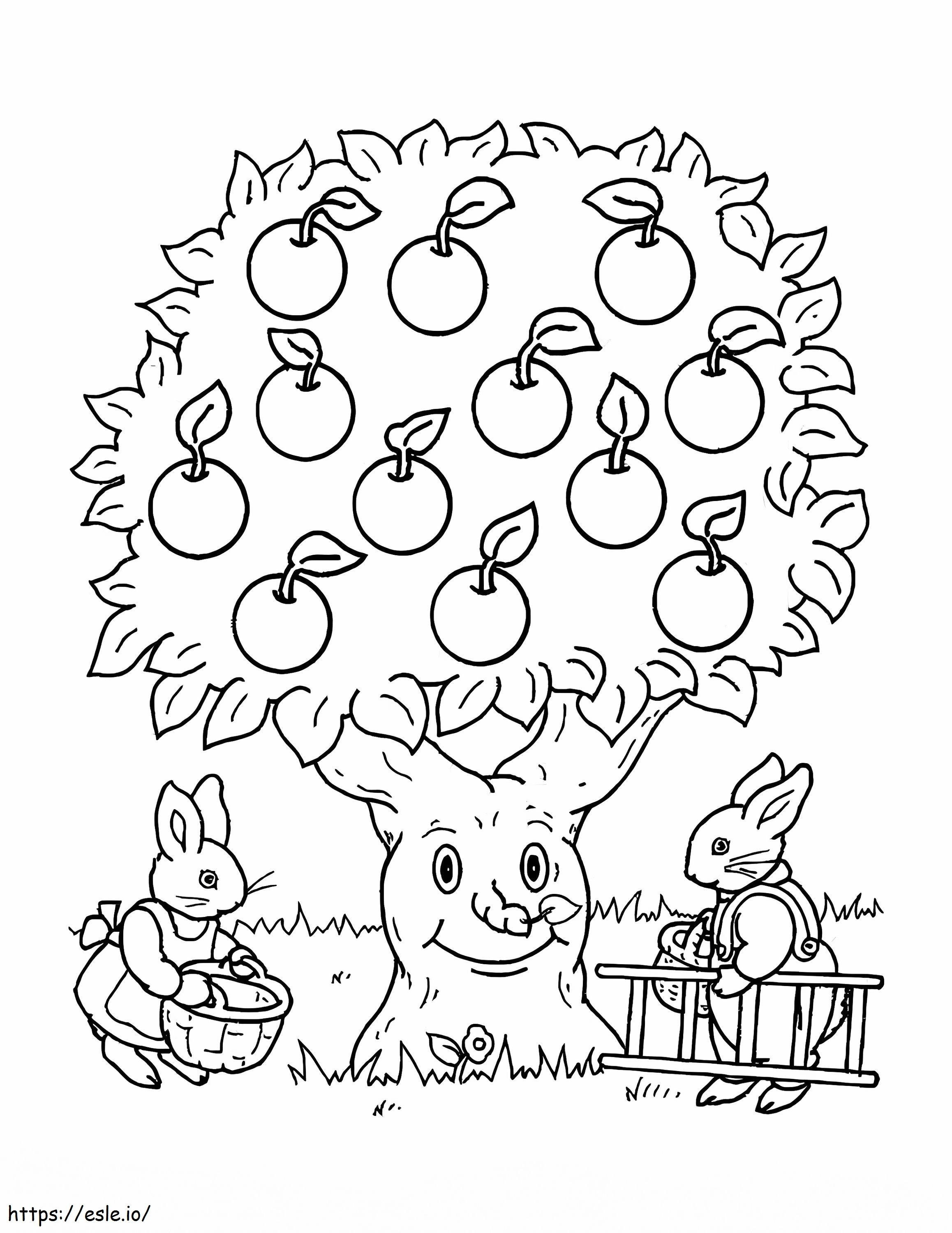 The Apple Tree coloring page