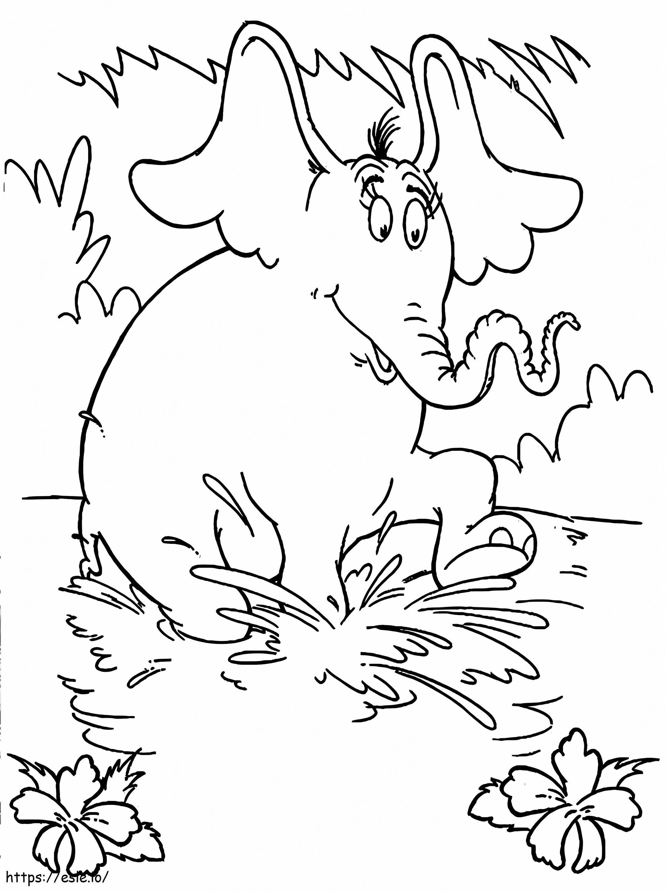 1580720429 Dr Seuss Color By Number Worksheets Kids Thing One And coloring page