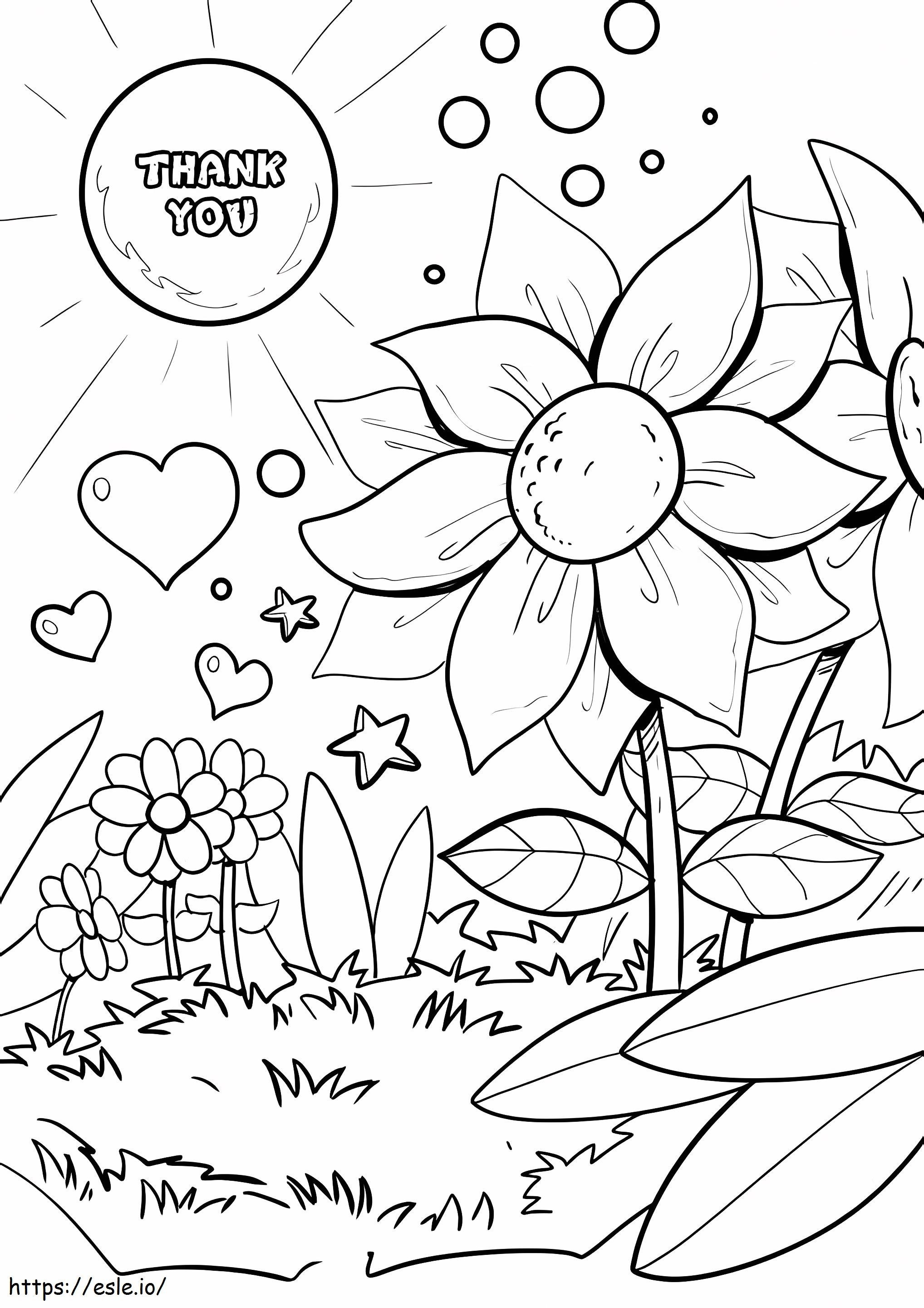 Good Thank You coloring page