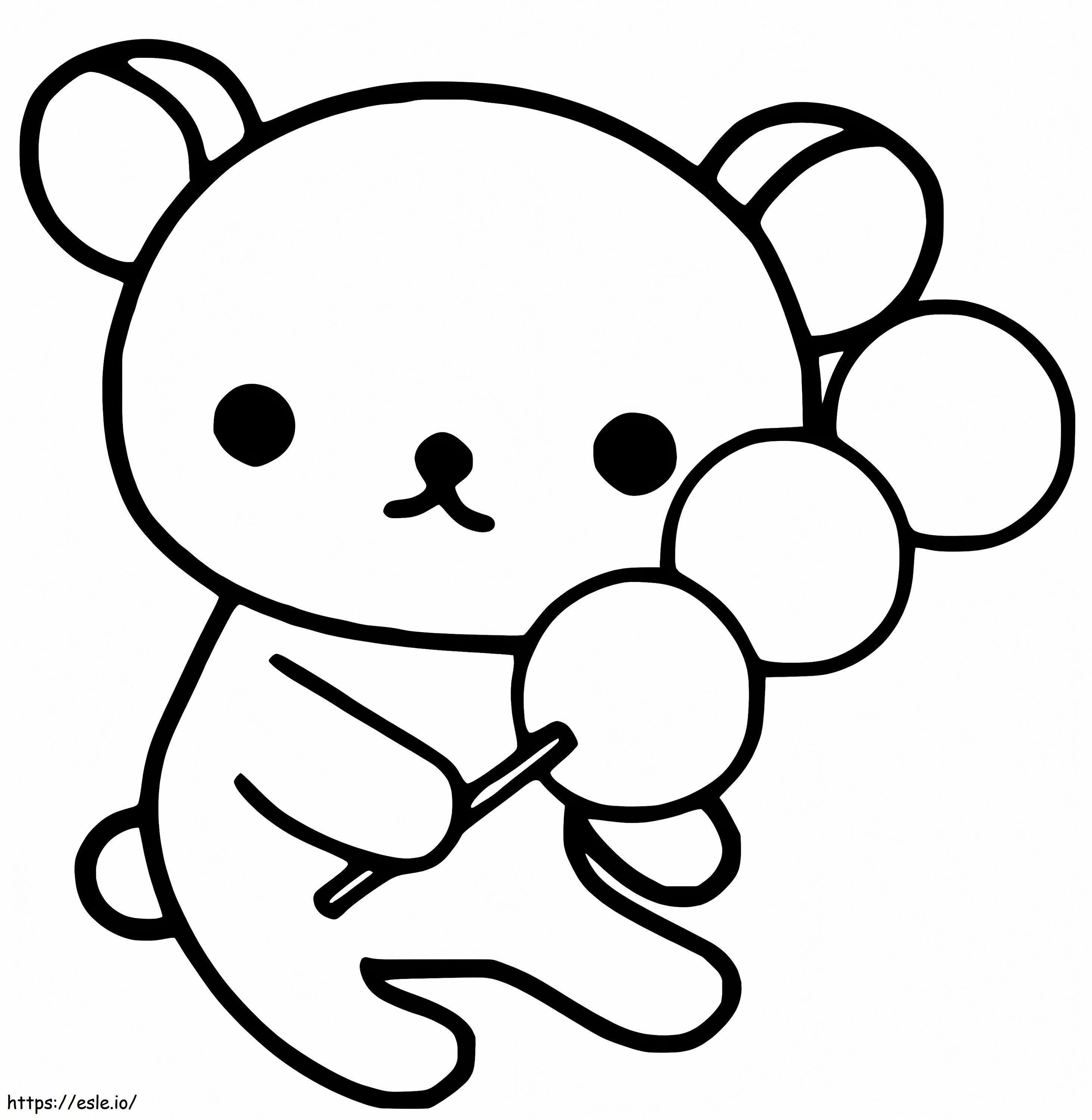Rirakkuma Coloring Page By 20 Rilakkuma Coloring Pages Free PDF