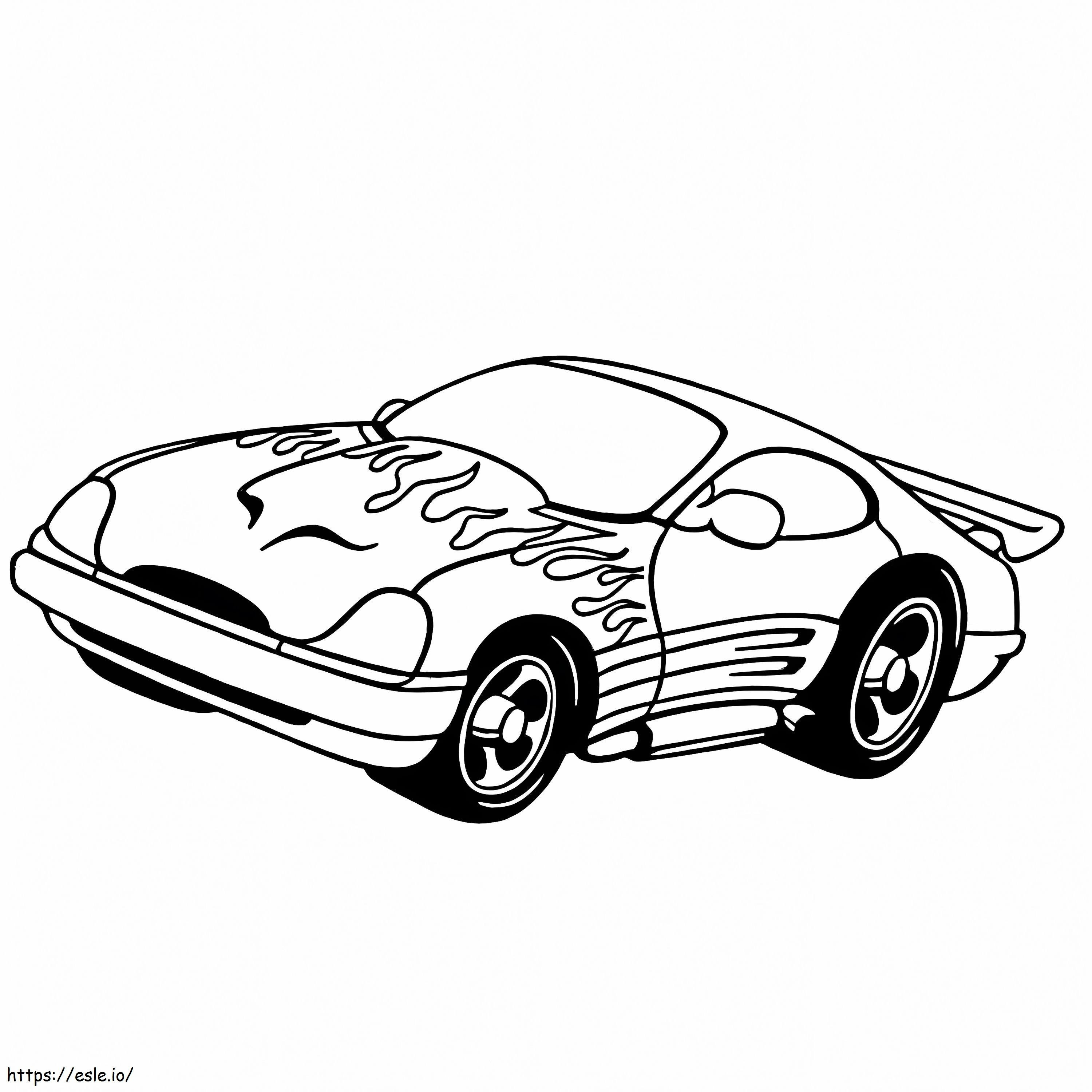 Race Car 10 coloring page