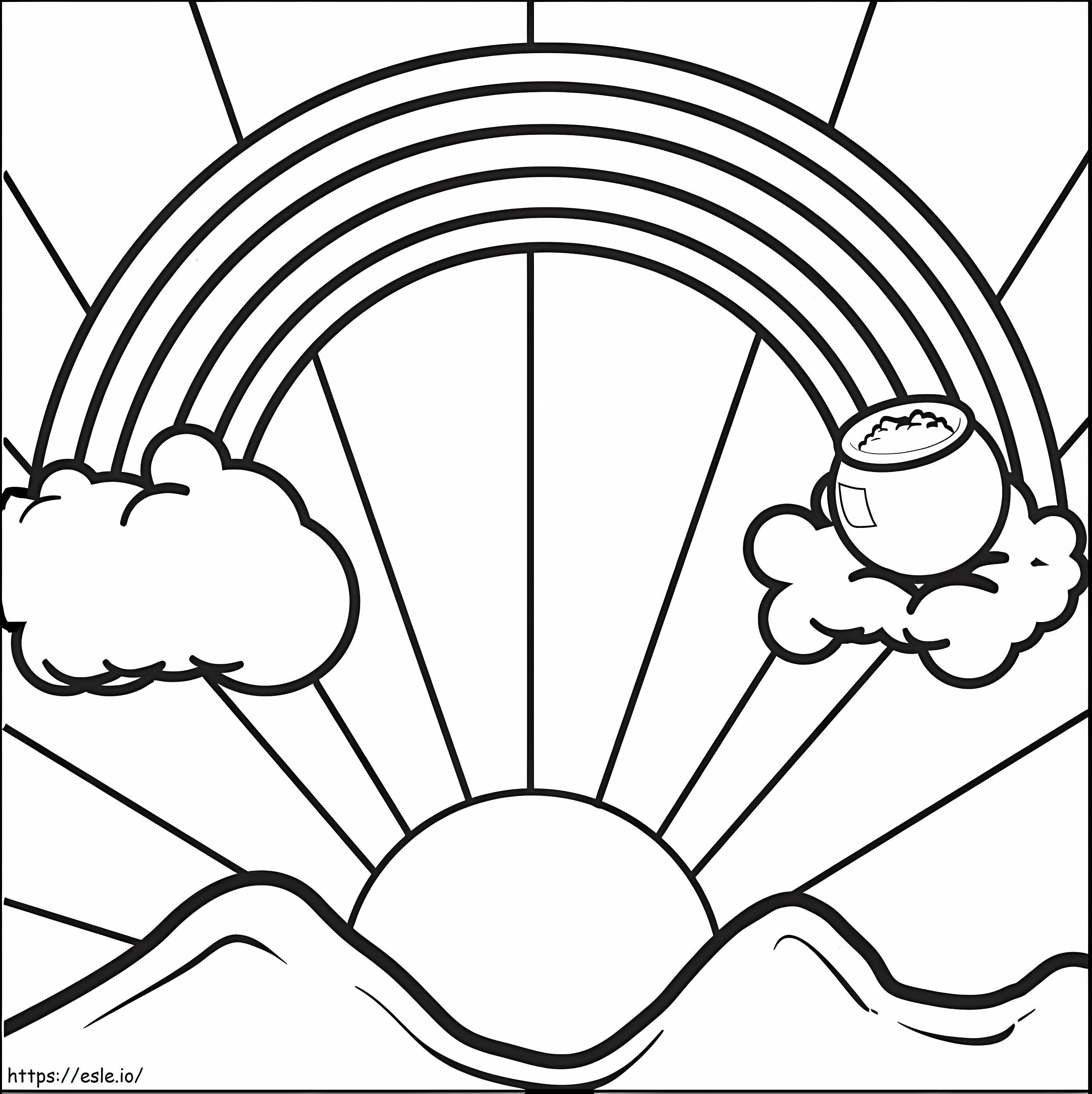Pot Of Gold 16 coloring page