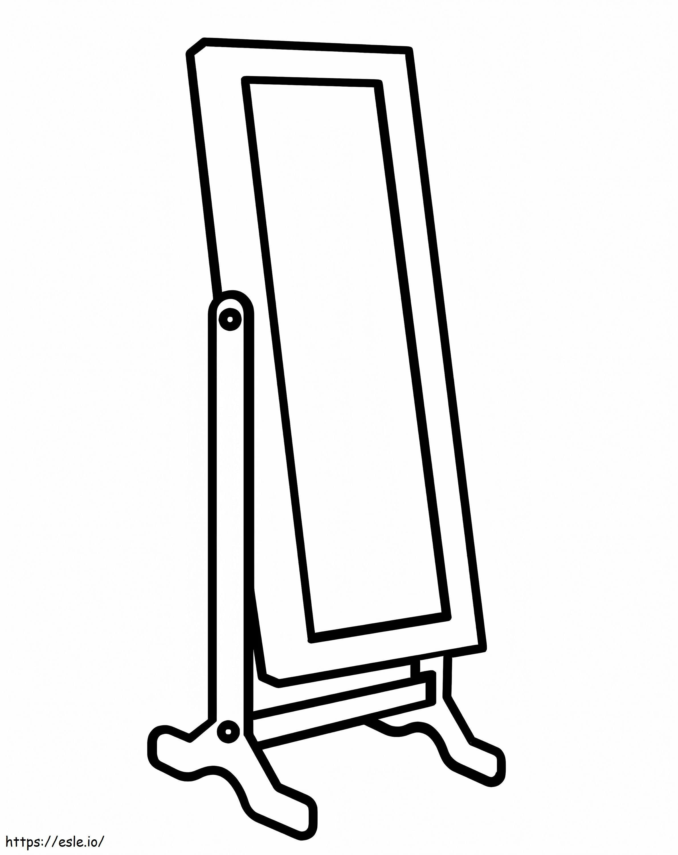 Standing Mirror coloring page
