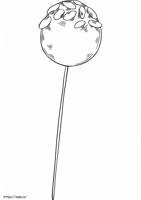 Free Printable Lollipop coloring page