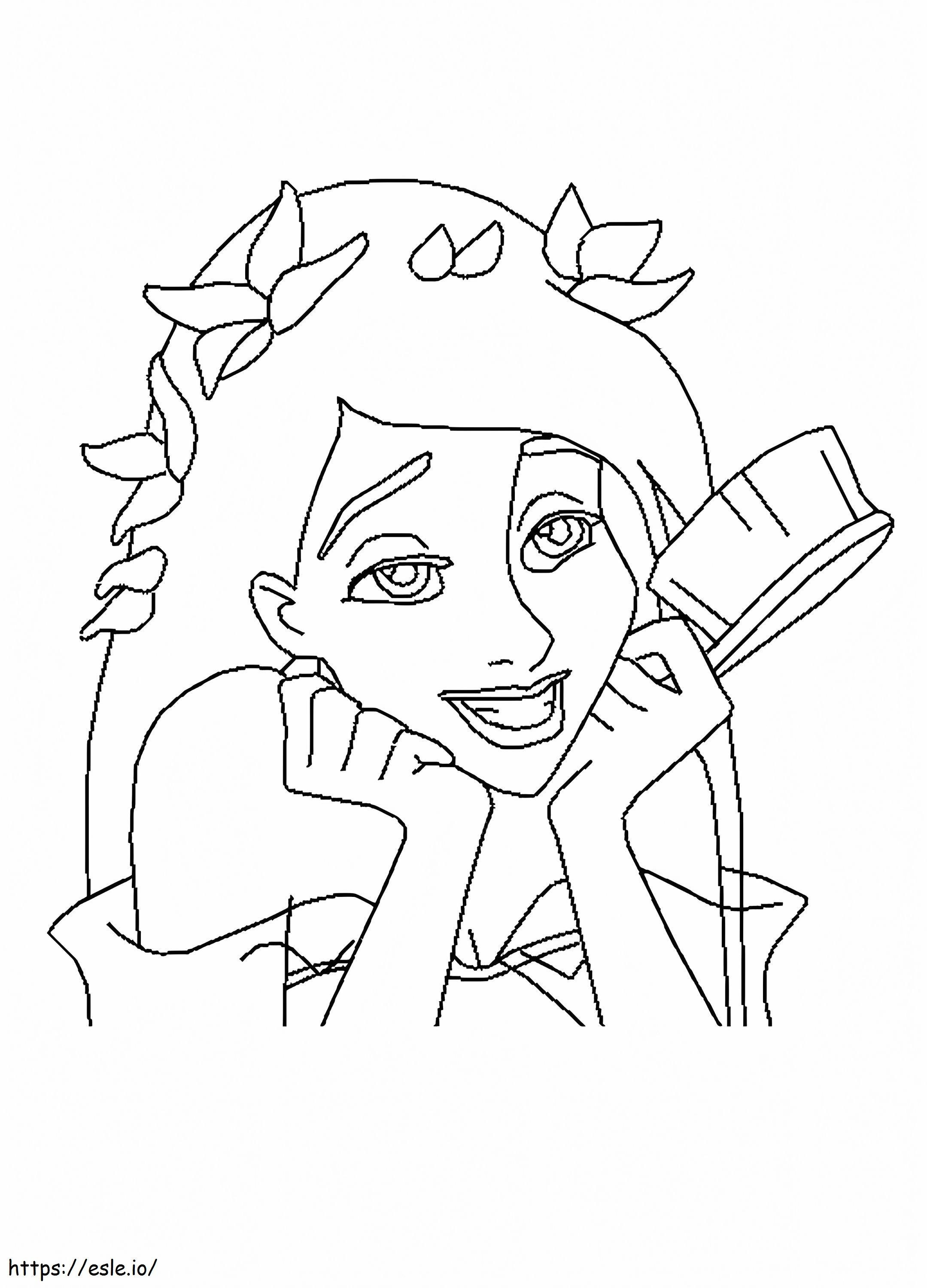 Love Giselle coloring page